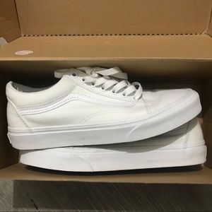 All white vans